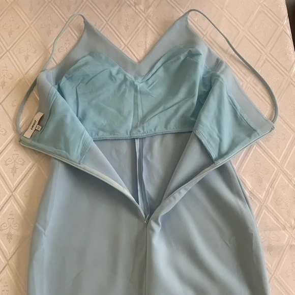 Likely Strapless Light Blue Dress - Picture 6 of 8